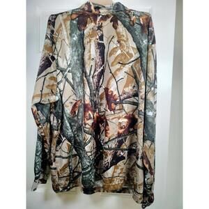 Outfitters Ridge Fusion 3-D Camo Hunting Shirt Men's 3XL (54-56) Performance LS